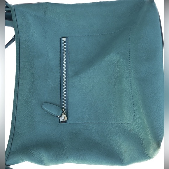 Coach Legacy Duffel Shoulder Handbag Teal Blue/Green - Picture 8 of 16